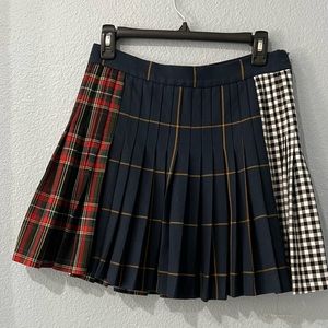 Pleated Mini Skirt